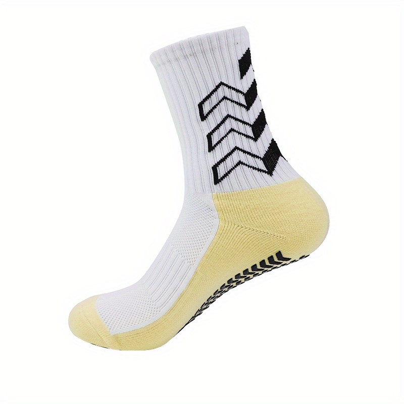 1pair Anti Slip Football Socks Women Non Slip Soccer Basketball