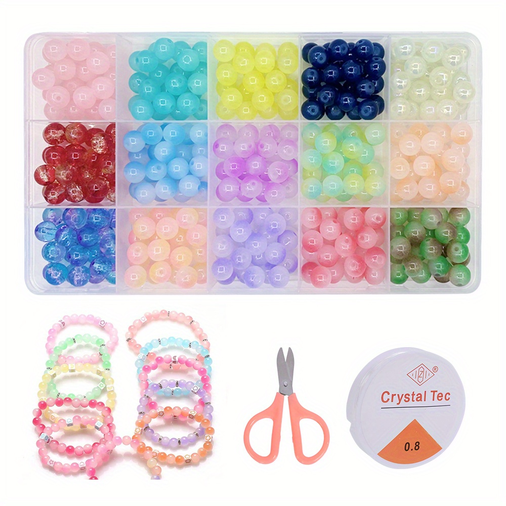 Crystal Rainbow Jewelry - DIY Bead Bracelet Kit for Girls