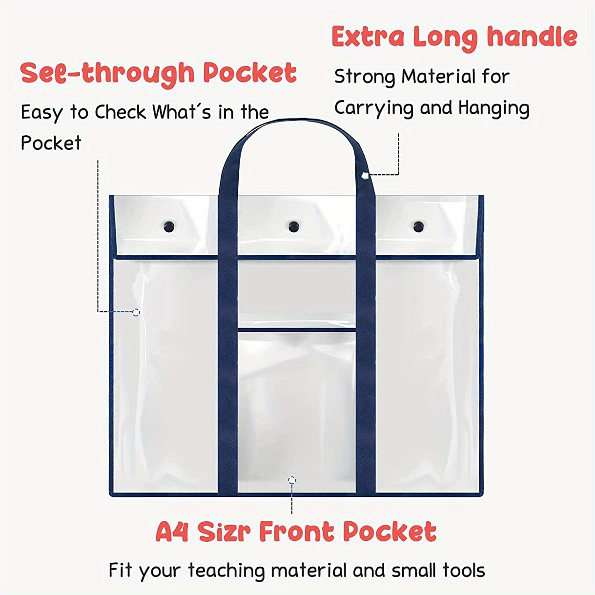 Large Poster Storage Bag Bulletin Board Holder Art Portfolio Temu