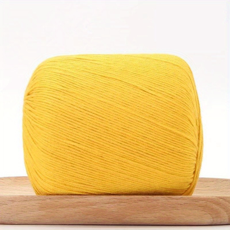 Warm toned Color Mercerized Cotton Yarn Soft - Temu