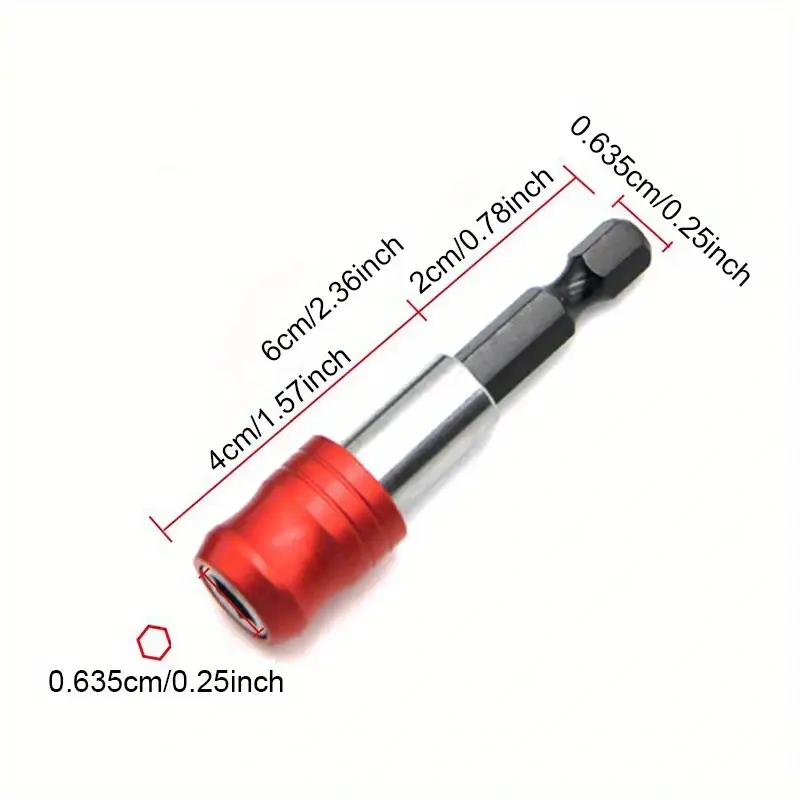 Quick Release Screwdriver Drill Bit Holder Magnetic Hex - Temu New Zealand
