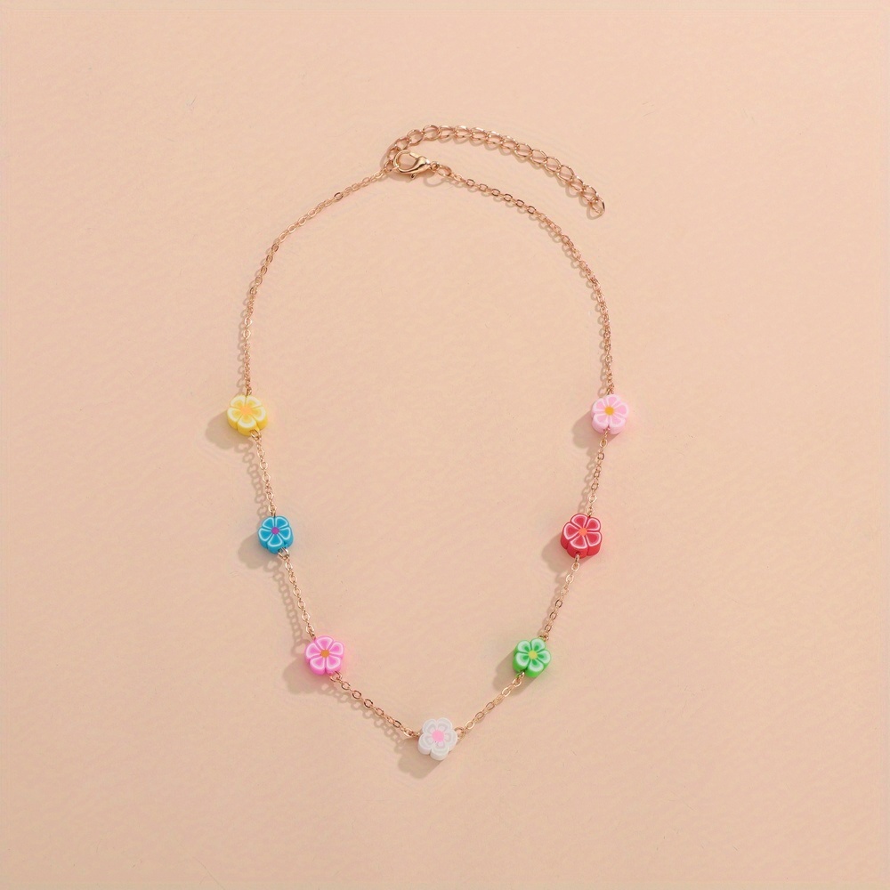 Darcy Flower Choker Clear