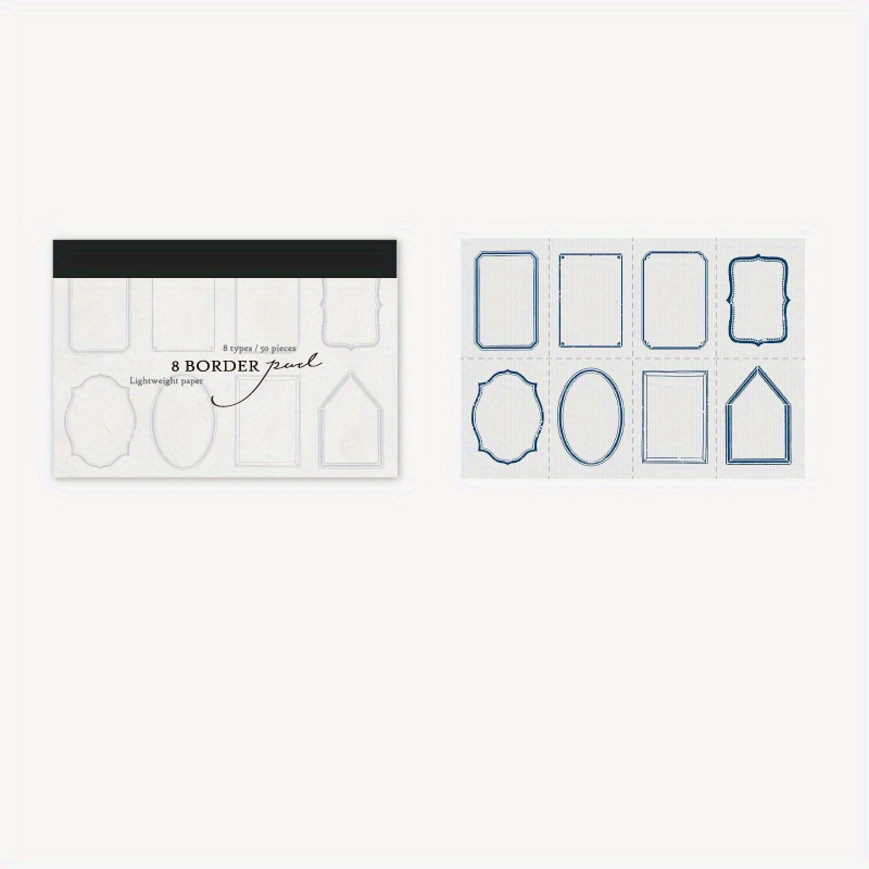 Japanese Light Retro Contracted Hands DIY Message Paper Pad x 6