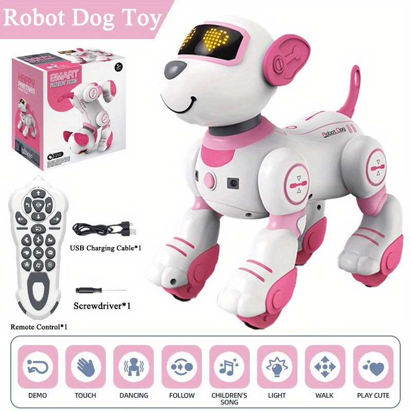 2022 télécommande intelligente la plus récente chien robot chien A002  électronique La danse musicale programmable imite animaux RC jouets pour  chiens de robot Pour les enfants - Chine Jouet électronique pour animaux