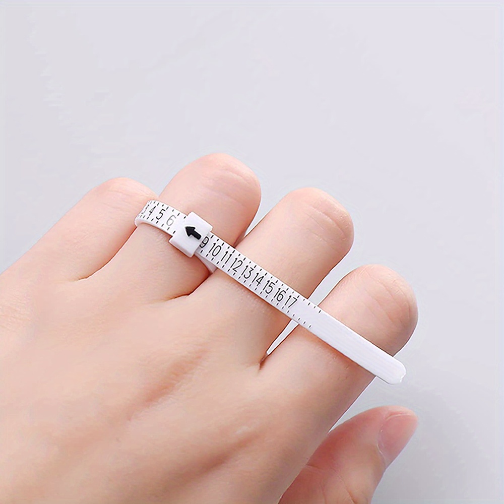 Ring Sizer Measuring Set Reusable Finger Size Gauge Temu