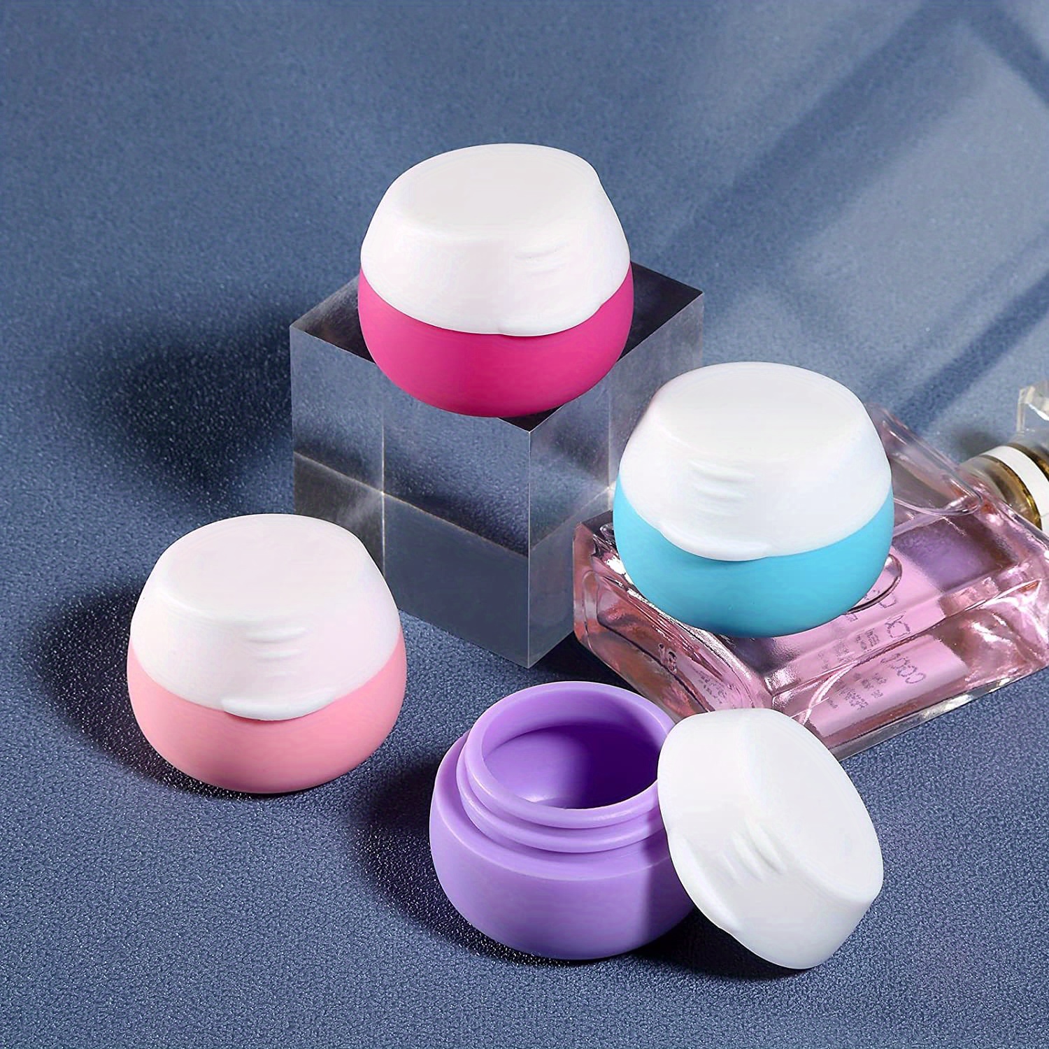 Portable Cream Containers With Lids Perfect For Travel And - Temu