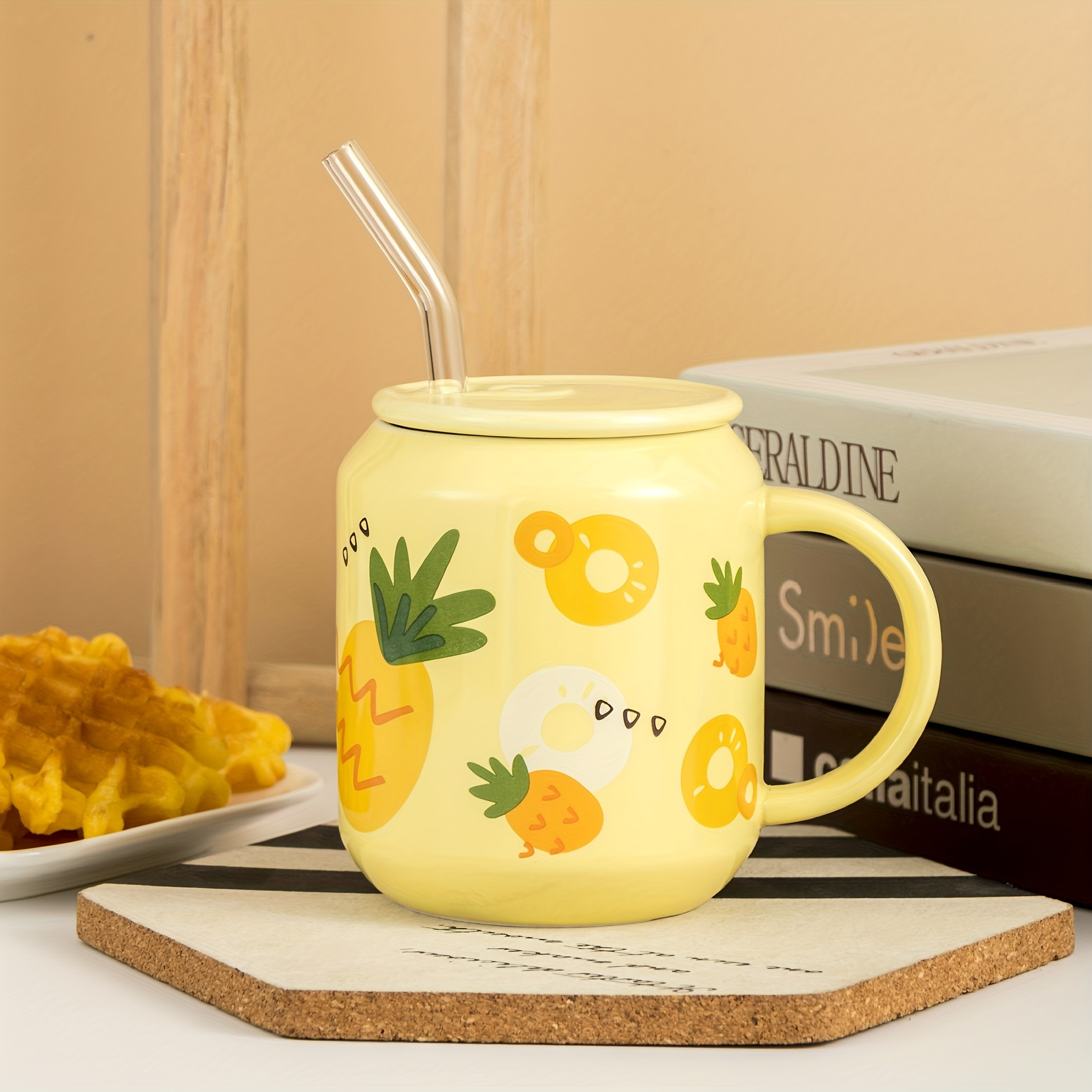 Cute Mug Ceramic Coffee Cup Household Exquisite and Beautiful Cups Modern  Style Ceramic Coffee Mugs Set Tableware Home Crafts