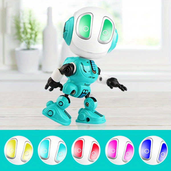 Rechargeable Talking Robots Toys For Kids - Metal Robot Kit With Sound &  Touch Sensitive Led Eyes Flexible Body, Interactive Educational Gift Toys  For 3 4 5 6 7 Year Old Boys, Girls - Temu Italy