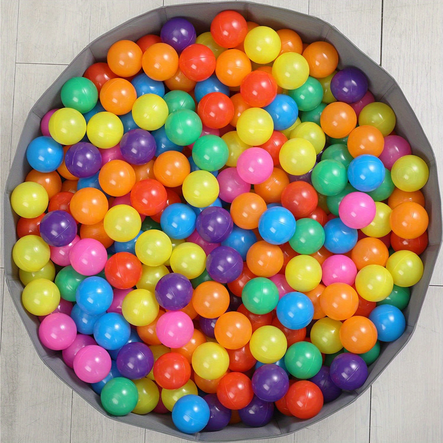 Soft Plastic Ball Pit Balls, Plastic Toy Balls For Kids Ideal Baby