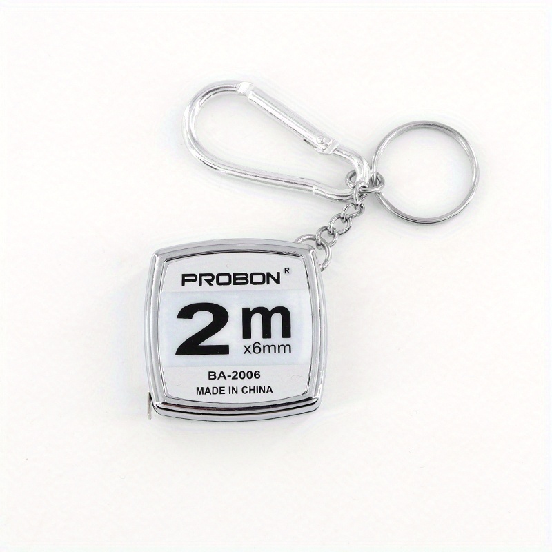 Portable Mini Tape Measure Steel Pocket 2M Measuring Tape Key Chain