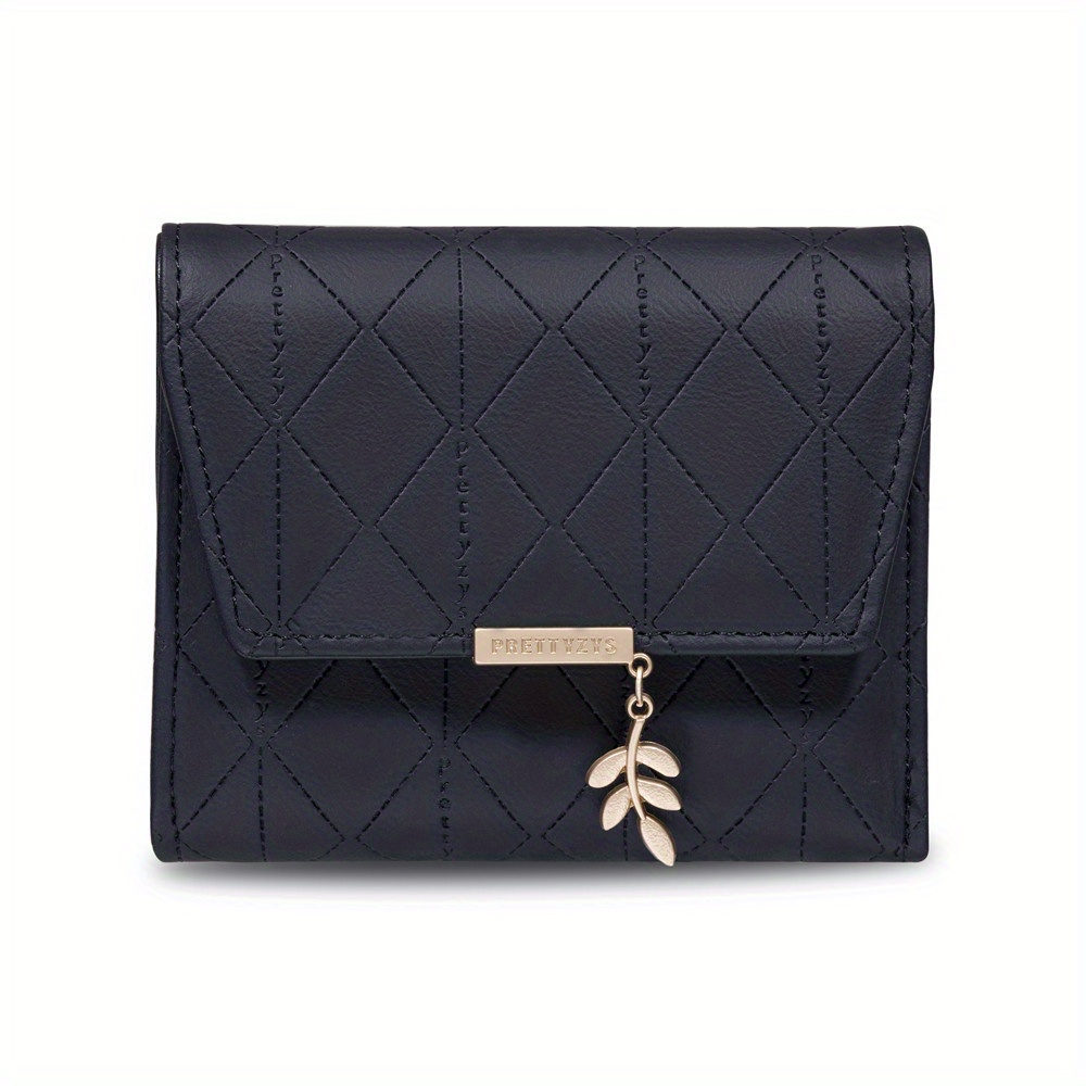 Simple Argyle Pattern Short Wallet, Solid Color Clutch Purse, Women's  Classic Credit Card Holder - Temu