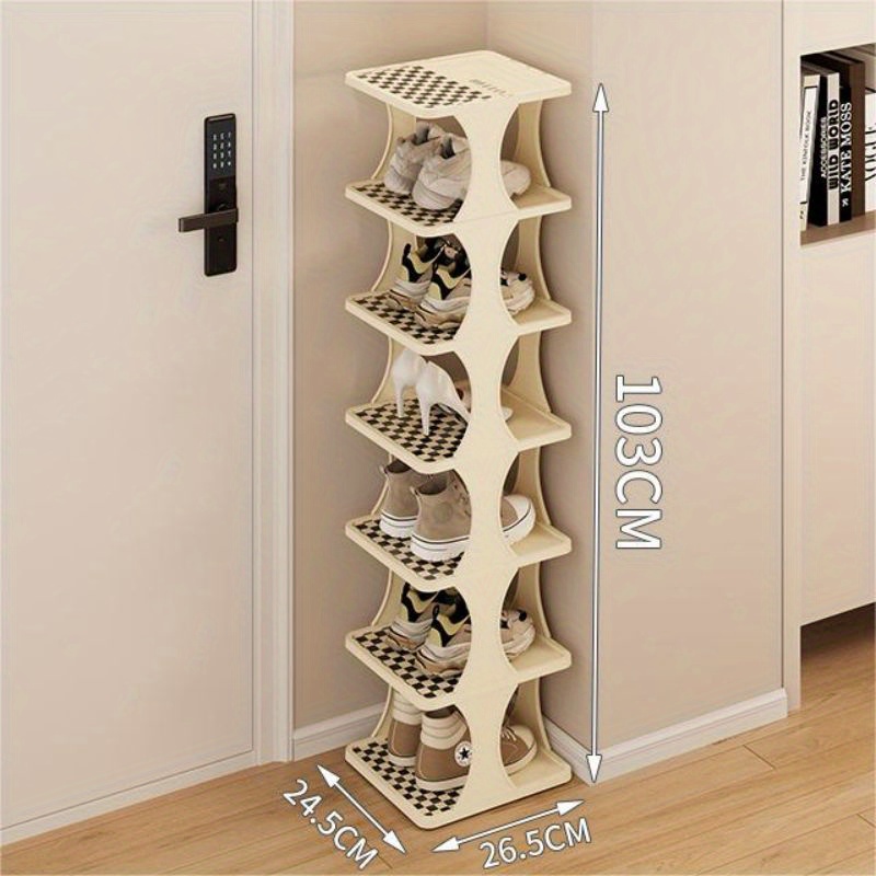 5 Tier Shoe Rack, Reinforced & Thickened, Shoe Organizer Shoe Storage, For  Closet Entryway, Shoe Holder, Space Saving Shoe Shelf Shoe Stand, Tall Shoe  Tower For Bedroom Garage Door - Temu