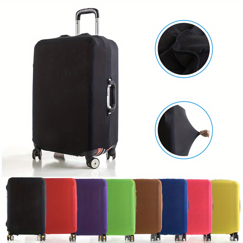 Solid Color Pu Luggage Handle Wrap Handle Protective - Temu