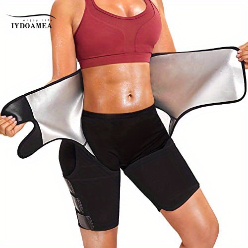  Fitever Women's Sauna Suit Waist Trimmer Polymer Sauna Belt  Sweat Enhancing Body Shaper for Slimming Waist Trianer Workout  Shapewear,Black,S : Sports & Outdoors