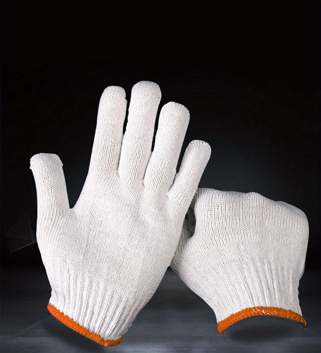 Cotton Knit Shell Safety Protection Work Gloves for Painter Warehouse  Gardening