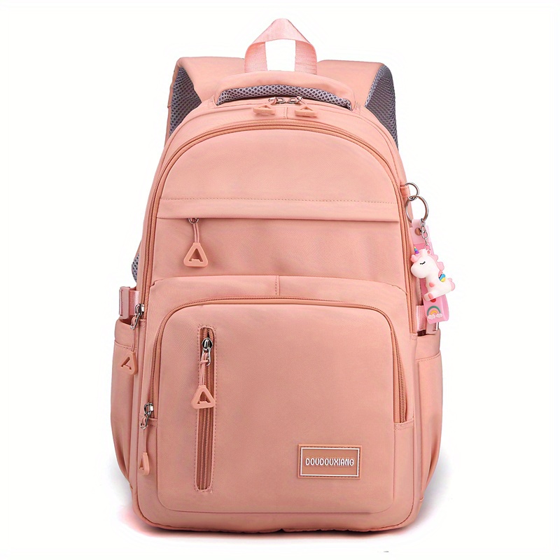 Stylish Pink Backpack Laptop Wanita For College Students Waterproof Nylon  Bag For Women With Cute Design From Bestfashion07, $26.16
