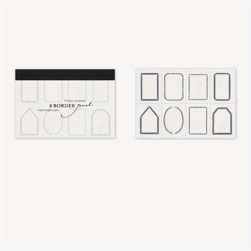 Japanese Light Retro Contracted Hands DIY Message Paper Pad x 6