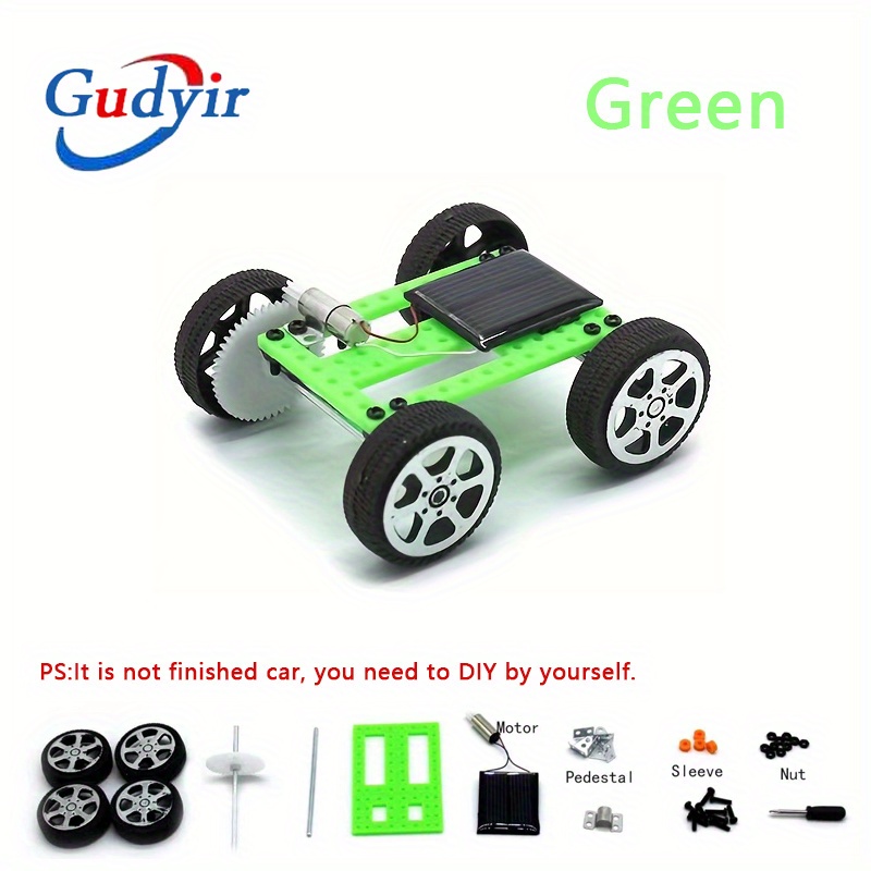 Toyvian 1 Conjunto Carro Montado Brinquedo De Carro Solar Jogo De Ciência  Jogo De Motor Experimentos De Física Montar Carro Brinquedo Educativo  Alunos