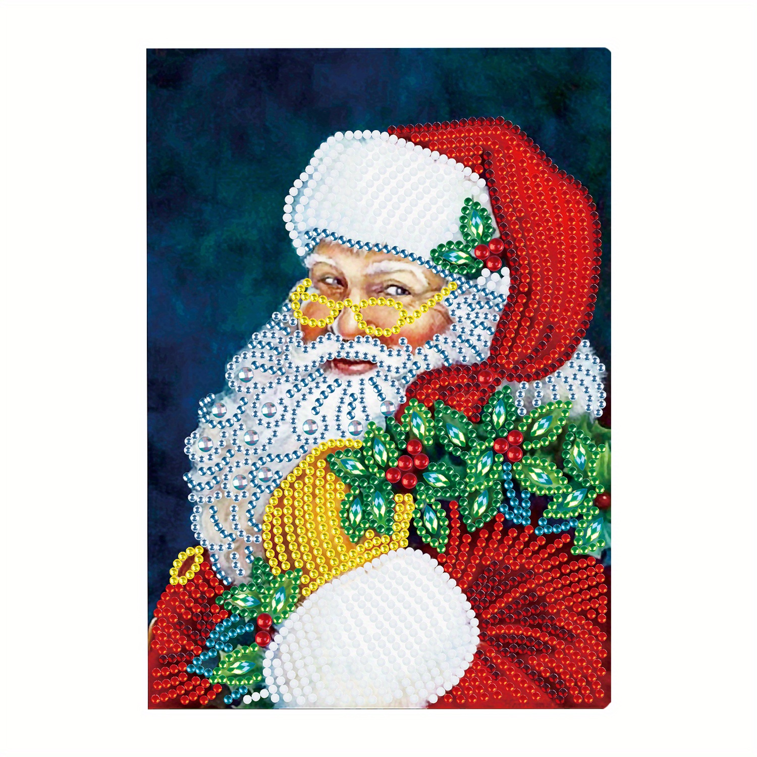 Santa Claus Diamond Painting Plastic Tumbler 16oz Diamond Painting Plastic  Cup Christmas Deer Diamond Painting Tumbler for Ice Coffee Water Diamond  Painting Dots Art for Christmas Decor