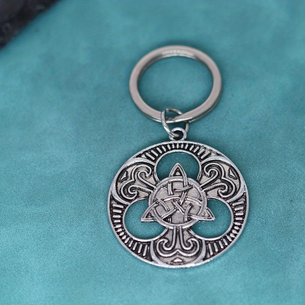 Viking Celtic Knot Leather Antique Keychain For Men Never Fading Christian  Talisman With Cross Design Ideal Car Key Holder And Punk Accessory From  Samuelmora, $11.93