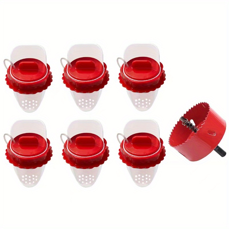 6-port Rainproof Chicken Feeder Kit - Keep Your Poultry Fed !