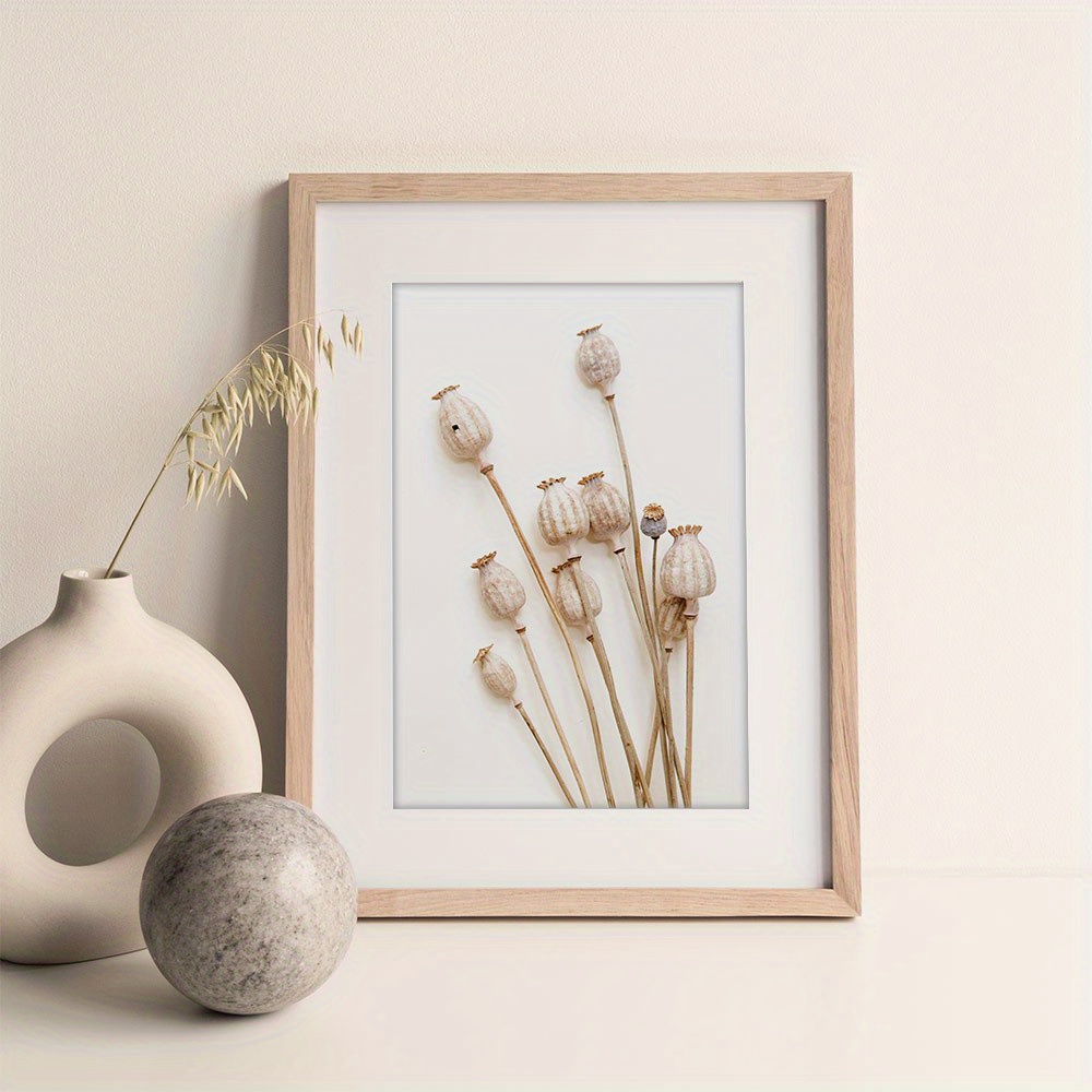 Beige Felt Flowers, Posters, Art Prints, Wall Murals