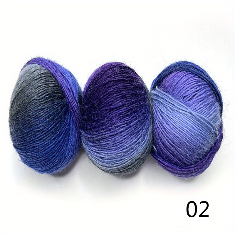 High Quality 100% Wool Colored Yarn Hand Knitting Yarn - Temu
