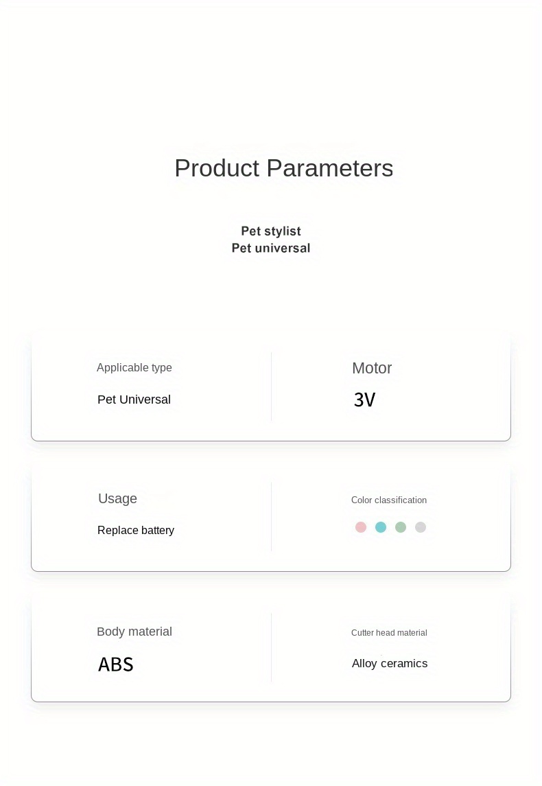 Professional Electric Pet Clippers Cats Dogs Trims Foot Hair Temu