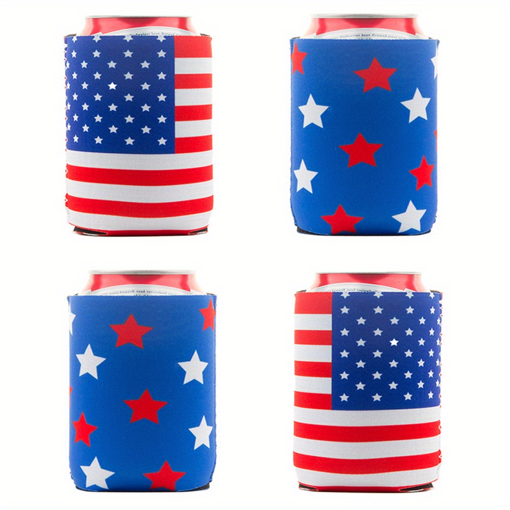 Blank Beer Can Coolers Sleeves (14-Pack) Soft Insulated Beer Can Cooler  Sleeves - HTV Friendly Plain Can Sleeves for Soda Beer Cans & Bottles -  Blanks