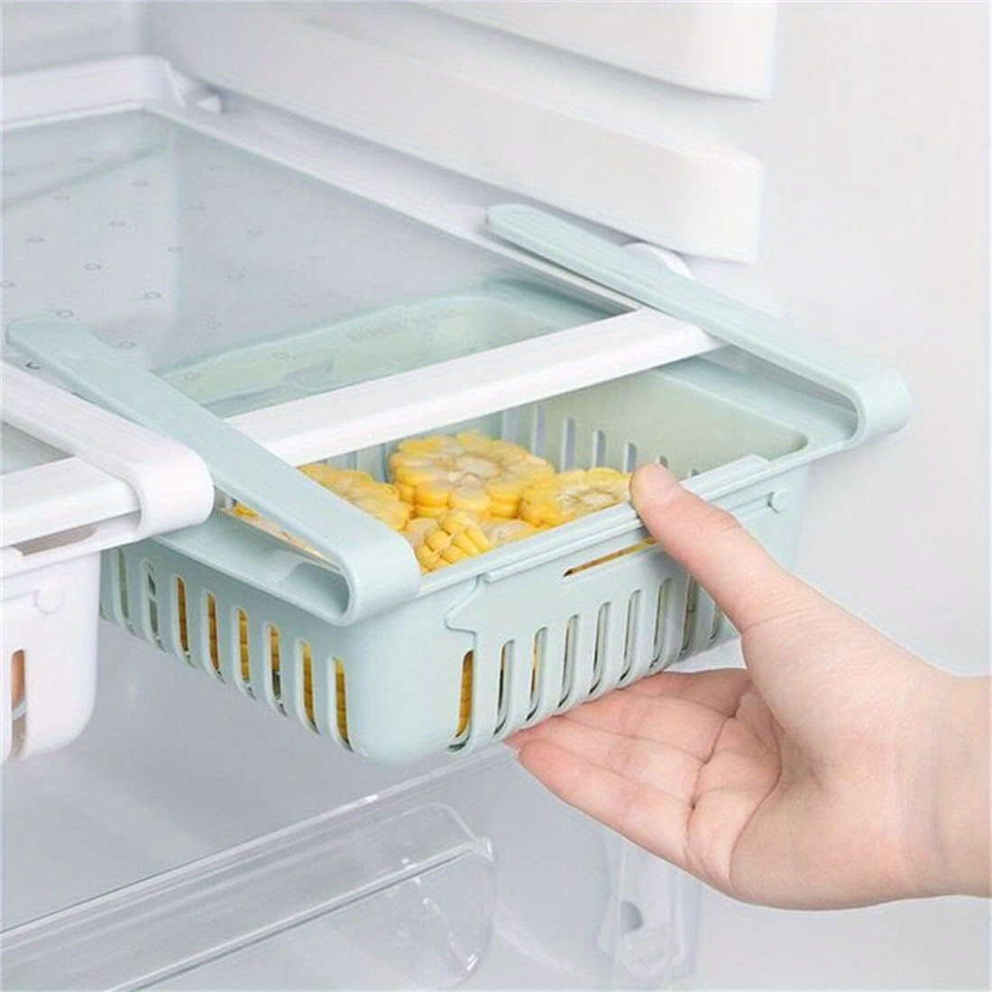 Organizer per cassetti frigo, Cassetto portaoggetti frigo, Scatola  portaoggetti trasparente di piccole dimensioni Adatto per divisori da 12a  14Frigorifero ?Vano 1/4/8 : : Casa e cucina