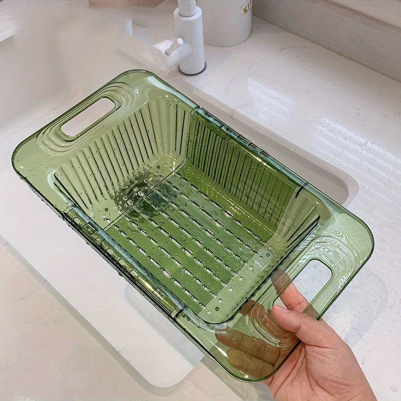 1pc Expandable Dish Rack Compact Dish Drainer Dish Drying Rack Anti Rust Plate  Rack Small Sink Drainer For Sink Or Kitchen Countertop Kitchen Accessories  - Home & Kitchen - Temu