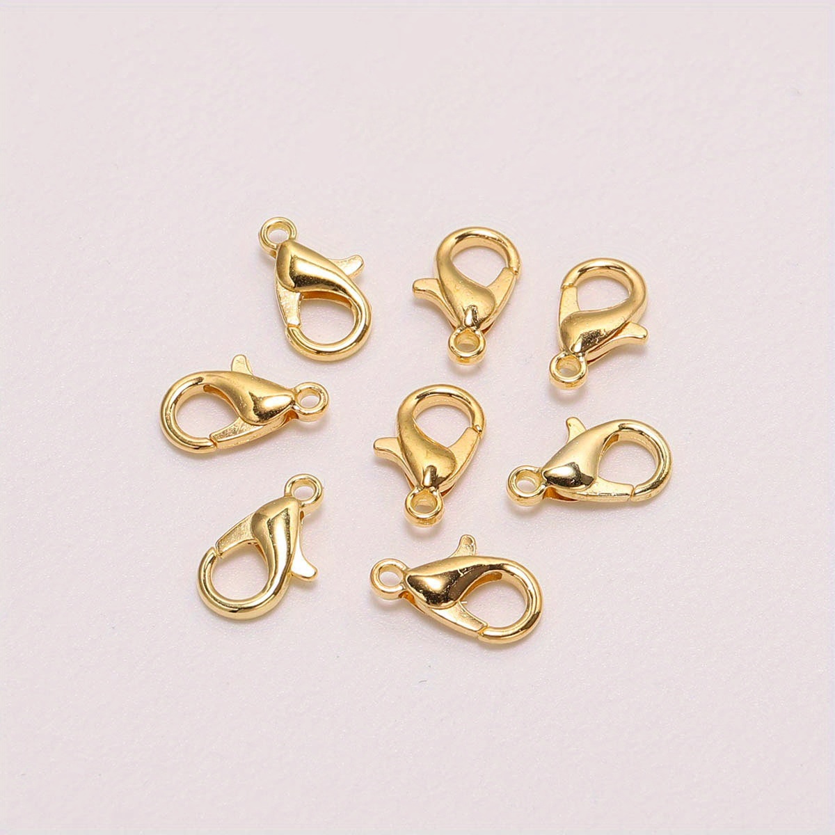 Alloy Lobster Clasp Golden Lobster Clasps Claw Hooks - Temu