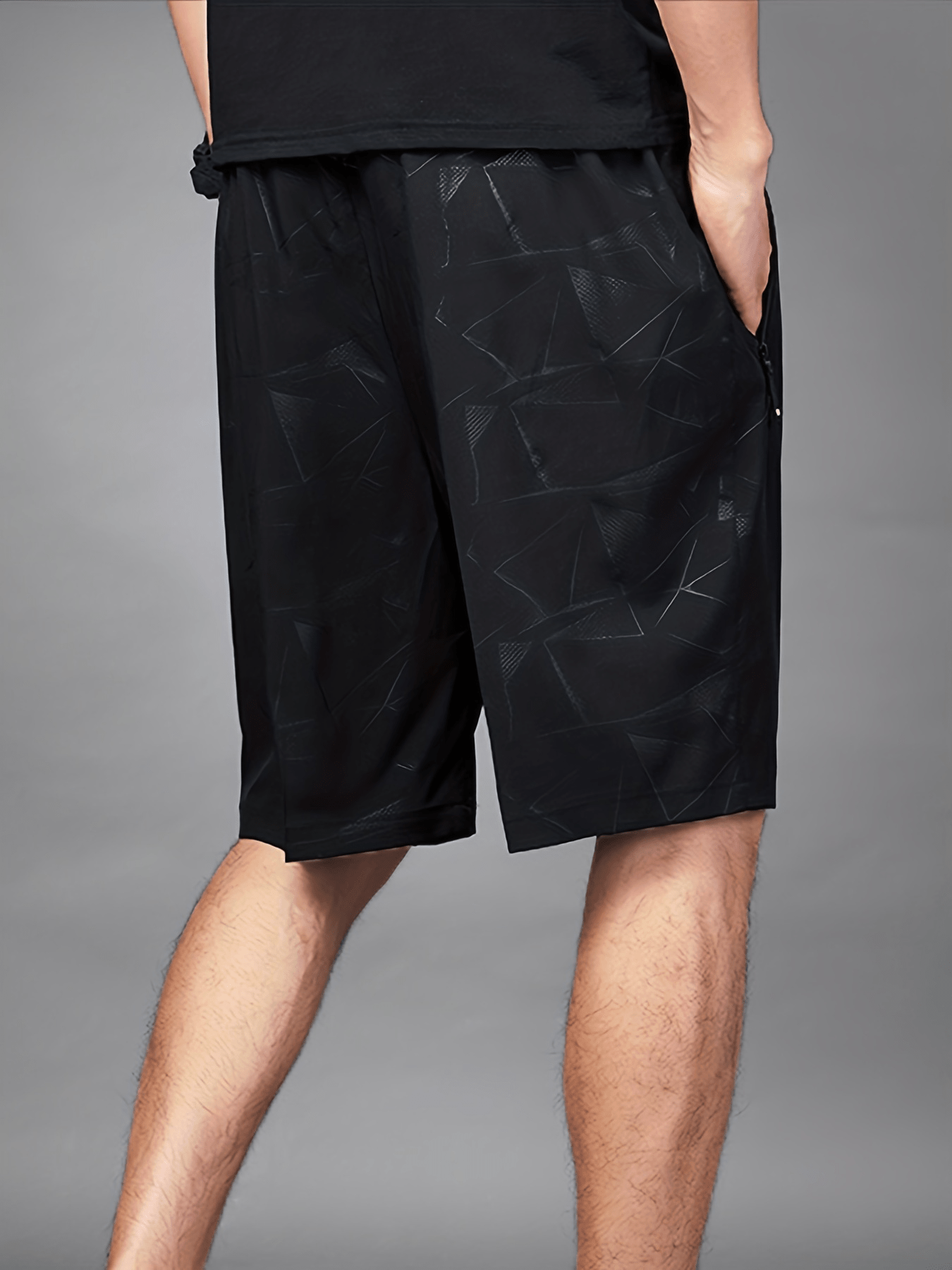 Men Shorts Drawstring Short Pants Casual Shorts Quick-Drying