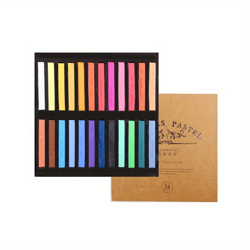 Square Pastel Set 12/24/36/48 Colors Soft Dry Pastel Artist Chalk