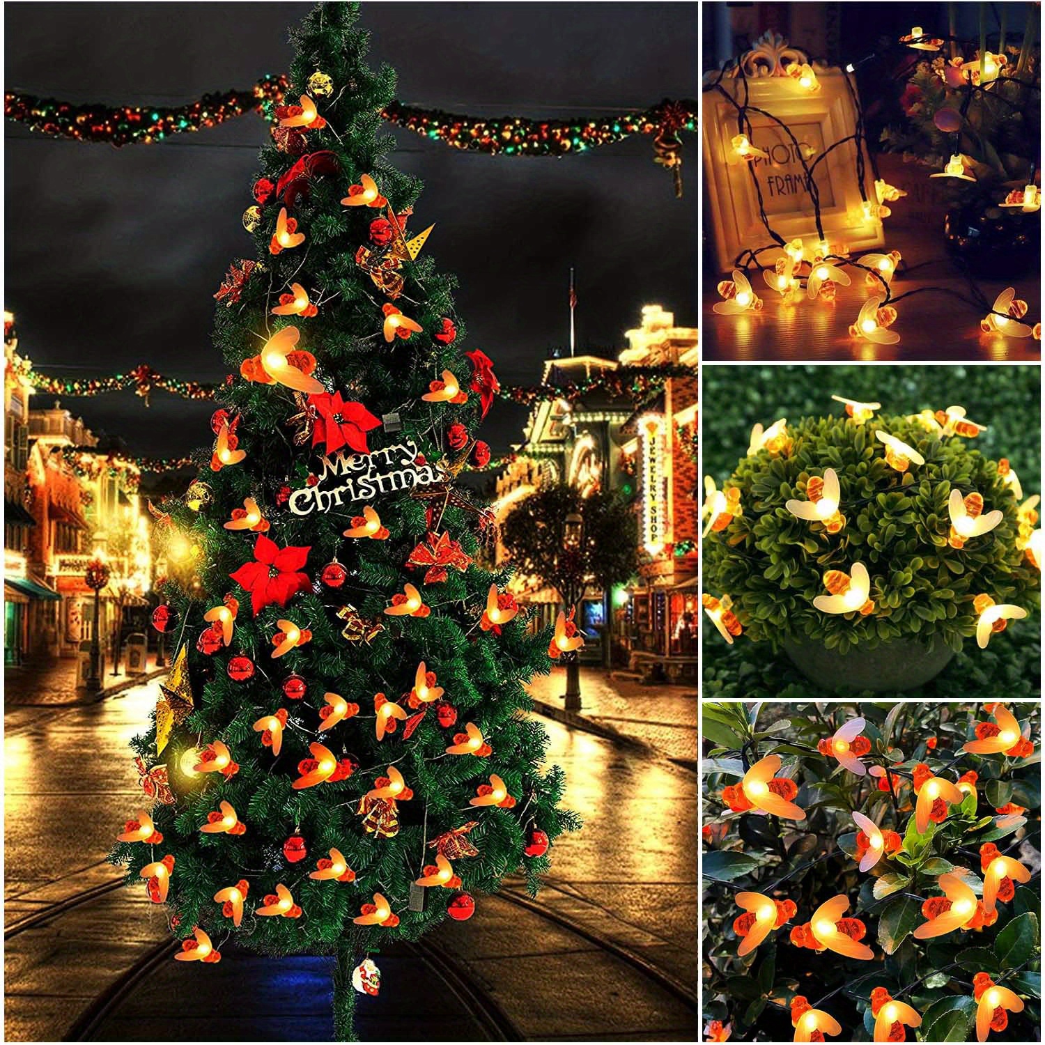 8 Mode Solar Led Cute Bee String Lights Outdoor Waterproof - Temu Qatar