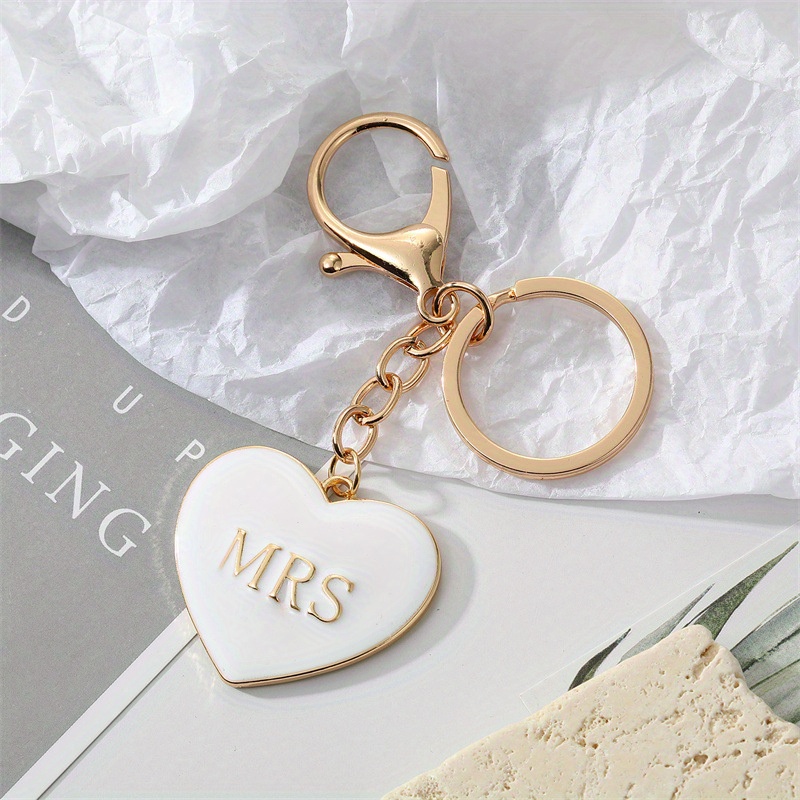 Red Heart Bag Charm Key Ring Fob Keychain Purse Charm Chain Strap New