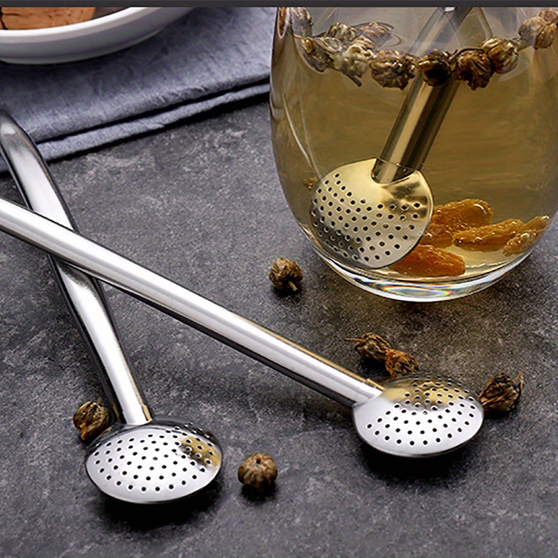 popular   1pc high quality stainless steel yerba mate straw with filter spoon reusable plastic free bombilla straw for tea coffee cocktails   machine washable drinkware accessory details 5