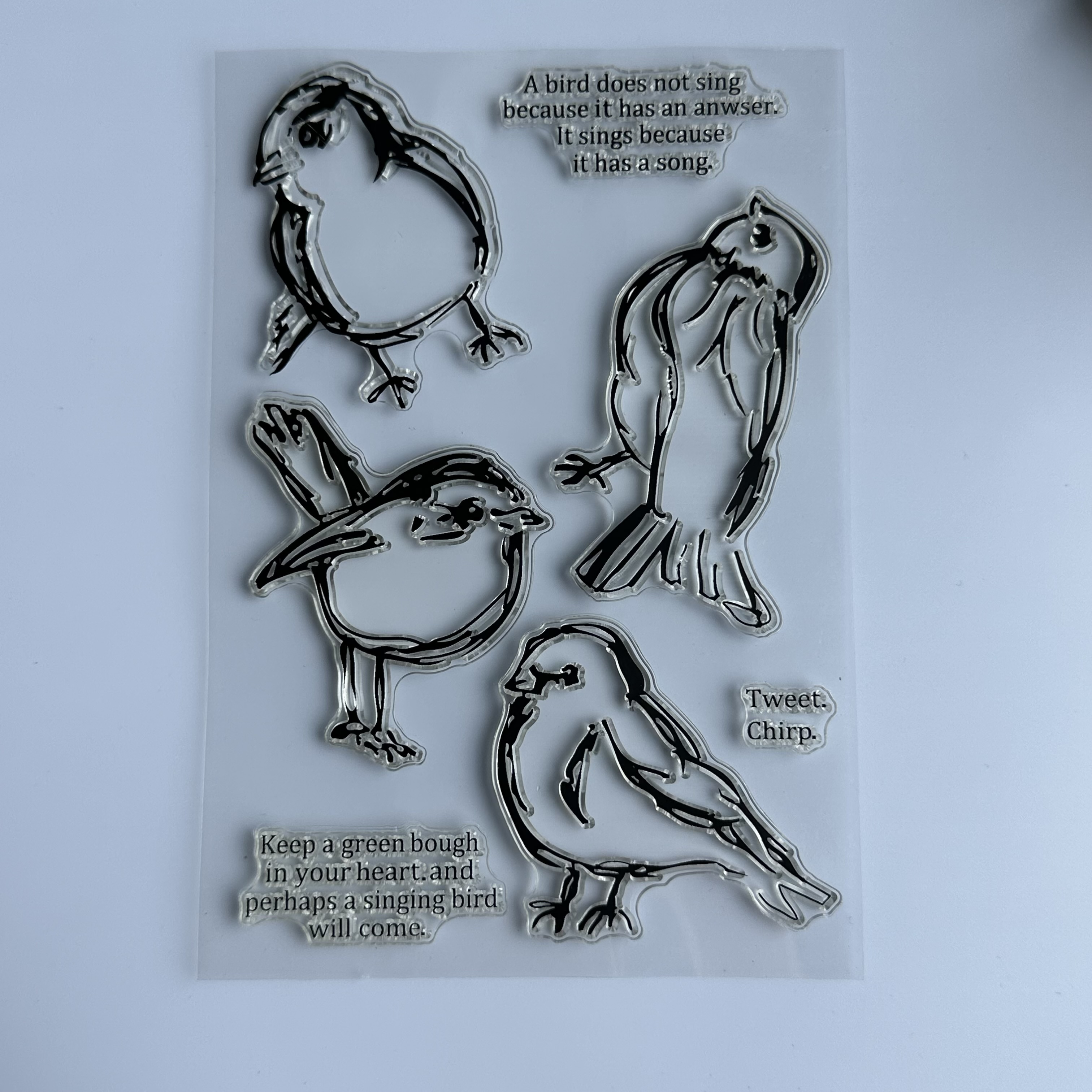 Cards & Scrapbooks With Cartoon Transparent Stamps - Students & Diy Crafts!