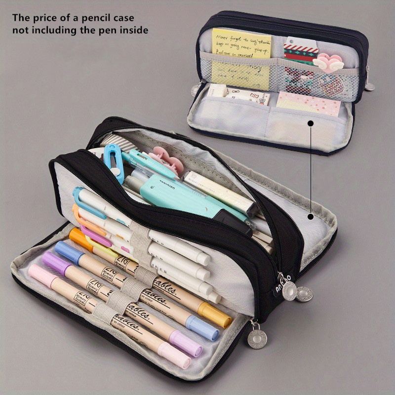 Extra Large Pencil Case Pen Case Cute Travel Case Marker Case Triple Layer  Case, Fits 92 or 192 Pens in 2023