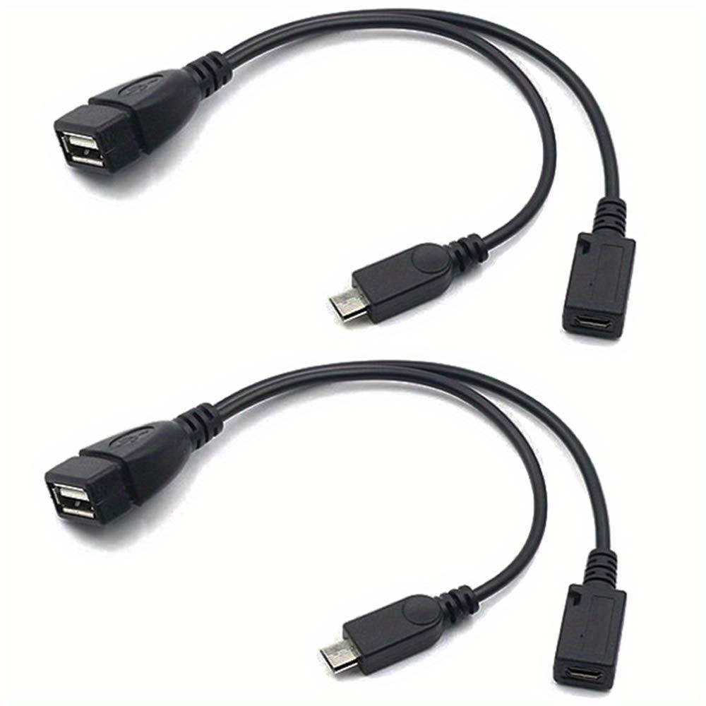 Micro 3 Port USB HUB Ethernet adapter for  firestick 4K or 2nd Gen