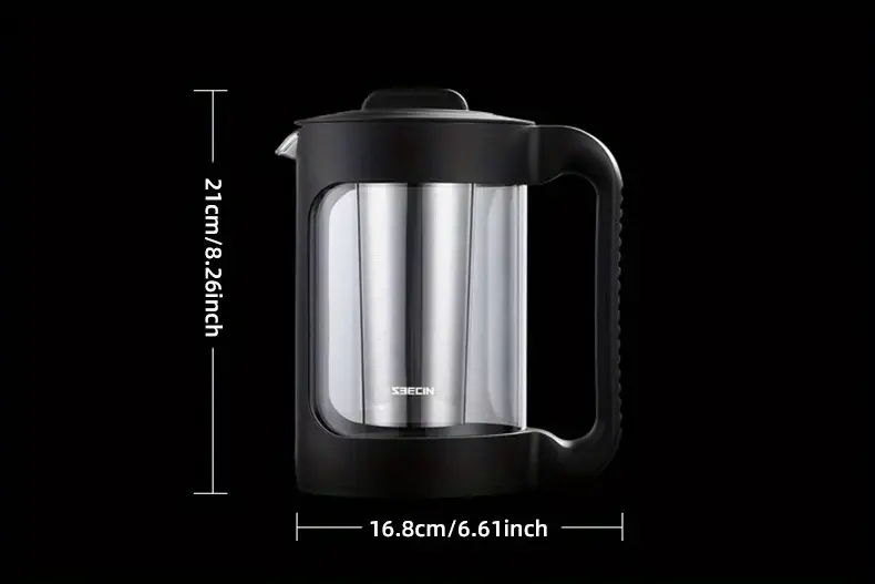 1pc cold brew ice coffee maker high temperature resistant coffee pot home large capacity tea pot with mesh filter for refrigerator water storage pot kitchen supplies details 4