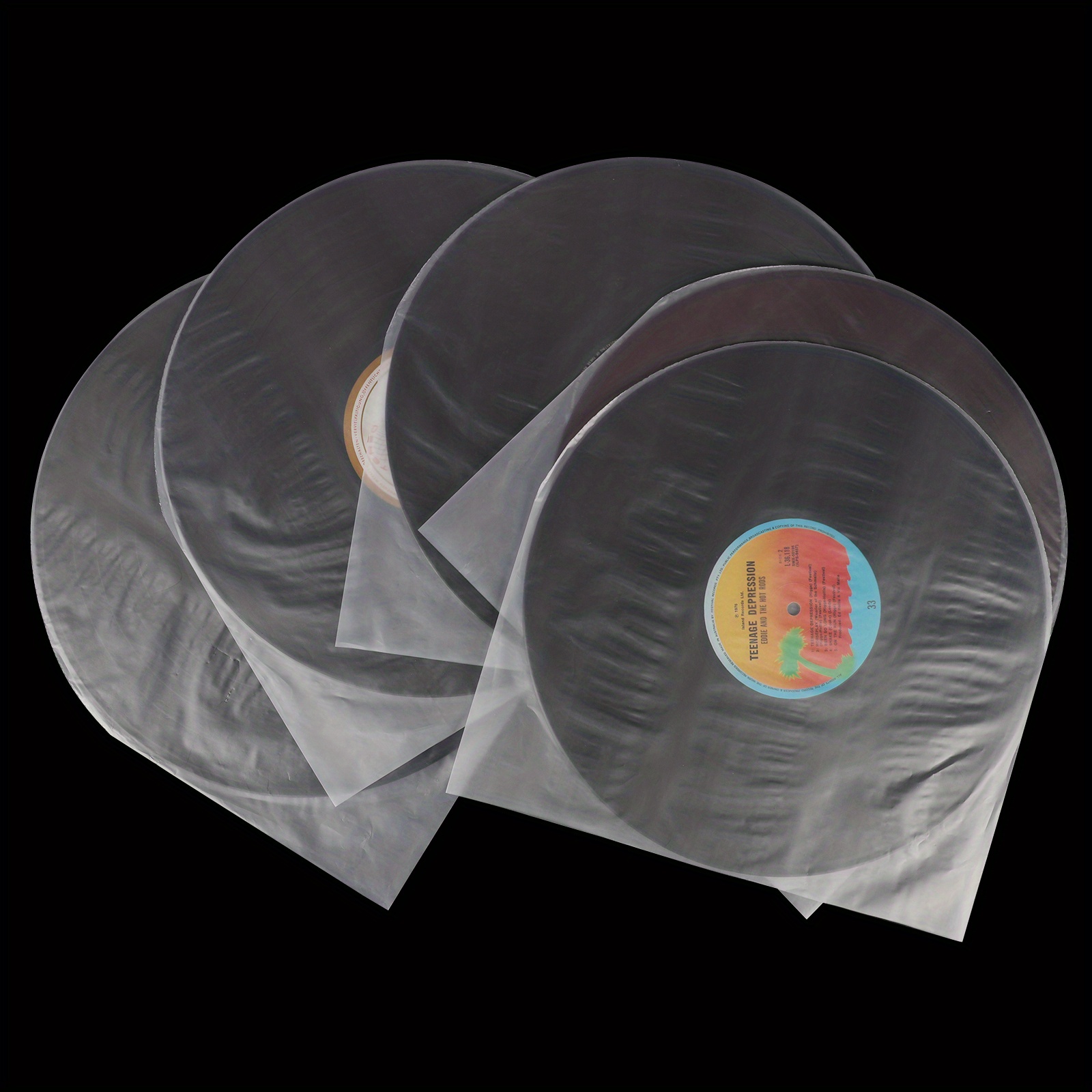 Ccidea Vinyl Record Sleeves (3mil Outer Sleeves No Flap ), Crystal Clear  Fit For Single & Double Lp Album Collection Protection - Temu Japan