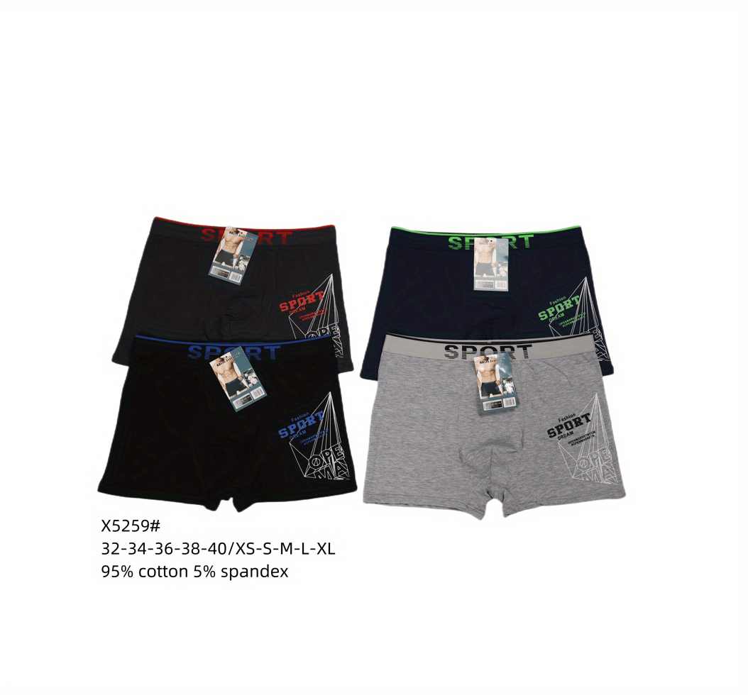 Boxer Cotton Comfy Men's 2pcs in One Box