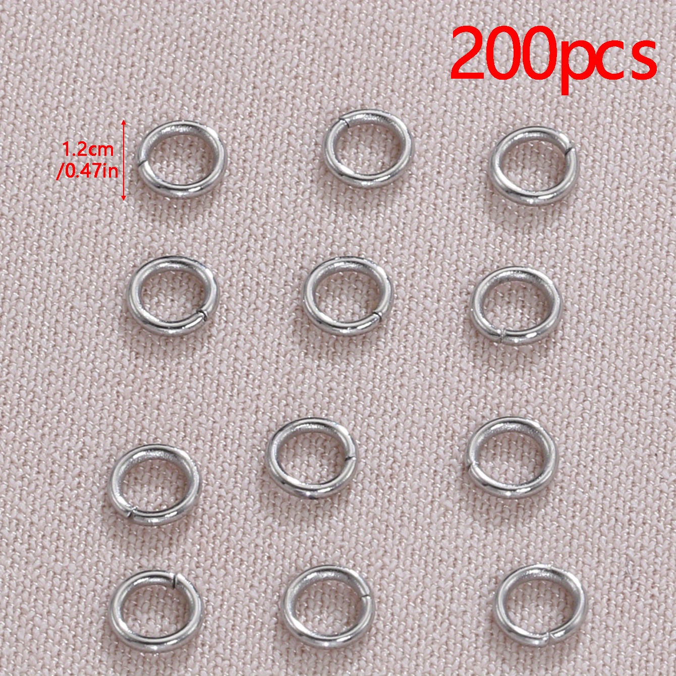 Metal Open Jump Rings Open Rings Earrings Necklace Bracelets - Temu