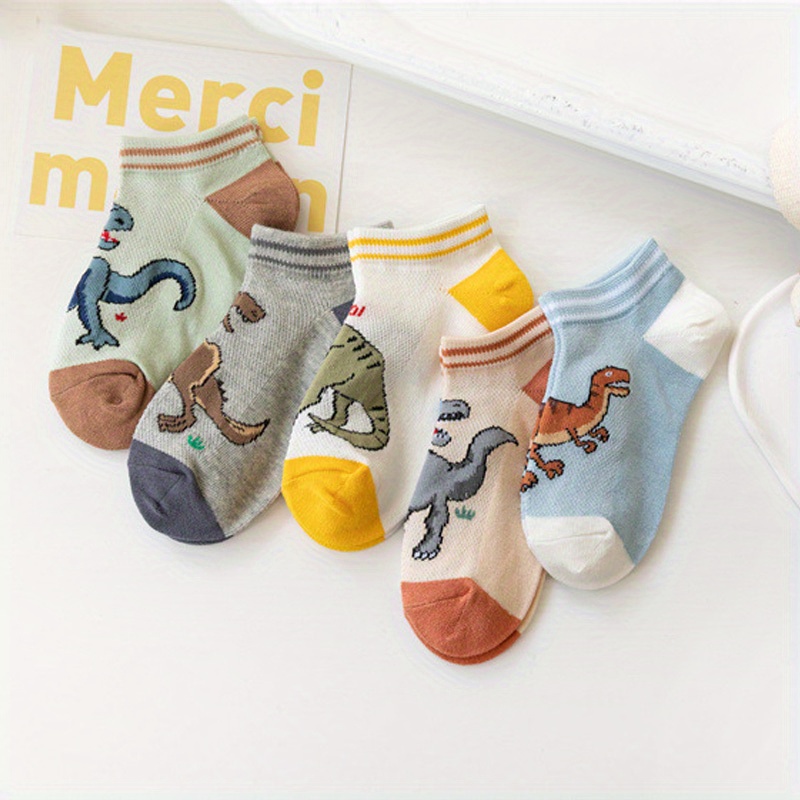 Pack de 3 pares de calcetines para niño con estampado de dinosaurios Coton  Style