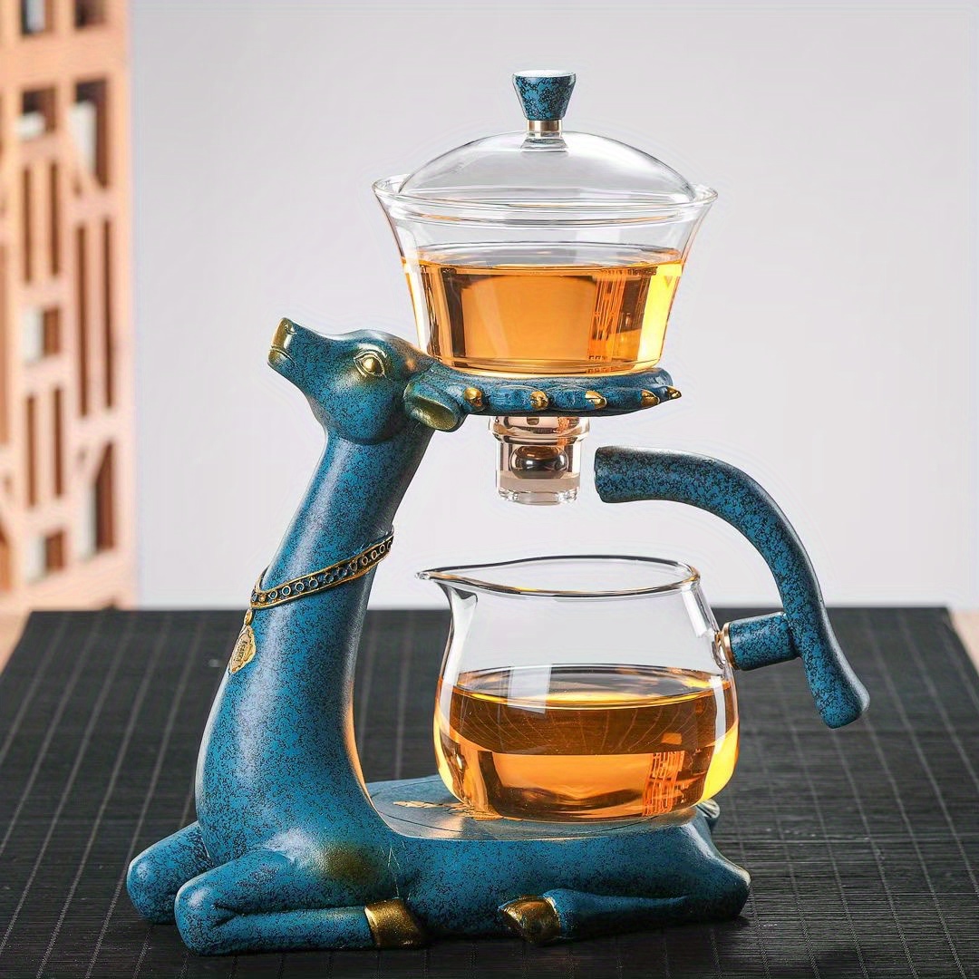 Lazy Tea Set Magnetic Water Diversion Tea Maker Automatic - Temu