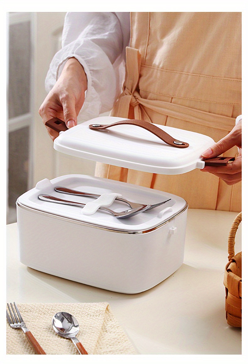 Lunch Box Chauffante Électrique Boîte Repas en Acier Inoxydable Voiture  maison