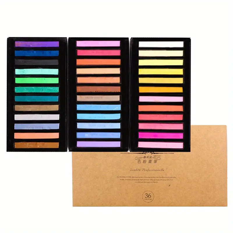 Marie's Soft Pastels 12/24/36 Vibrant Colors Chalk Pastels - Temu