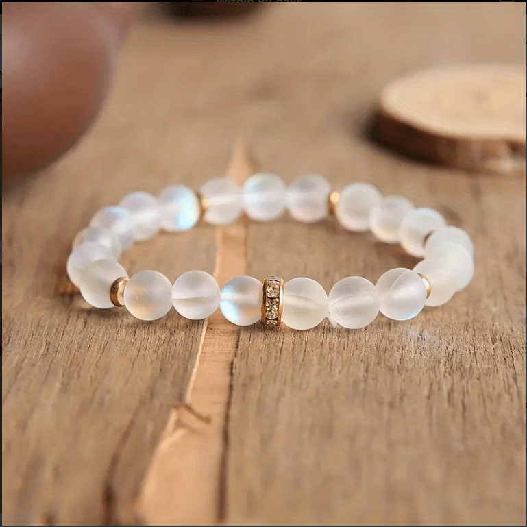 Mens deals moonstone bracelet