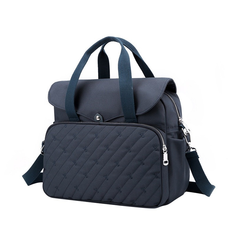 Embroidery Tote Backpack Laptop Handbag Mommy Bag